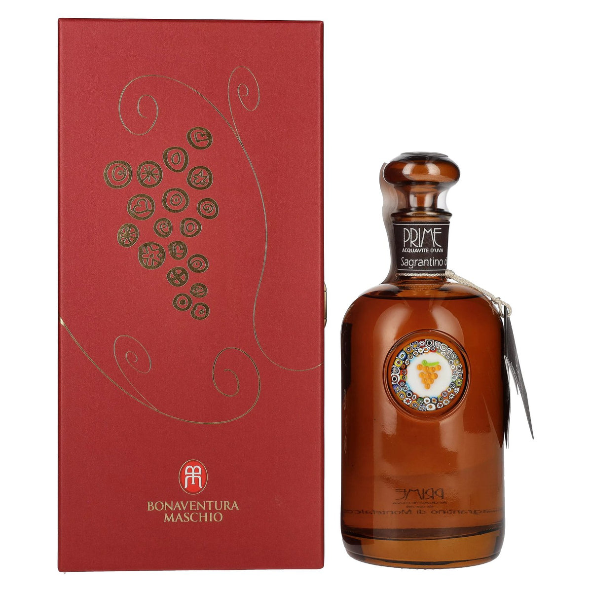 Bonaventura Maschio PRIME Sagrantino di Montefalco 38% Vol. 0.7l in geschenkverpakking