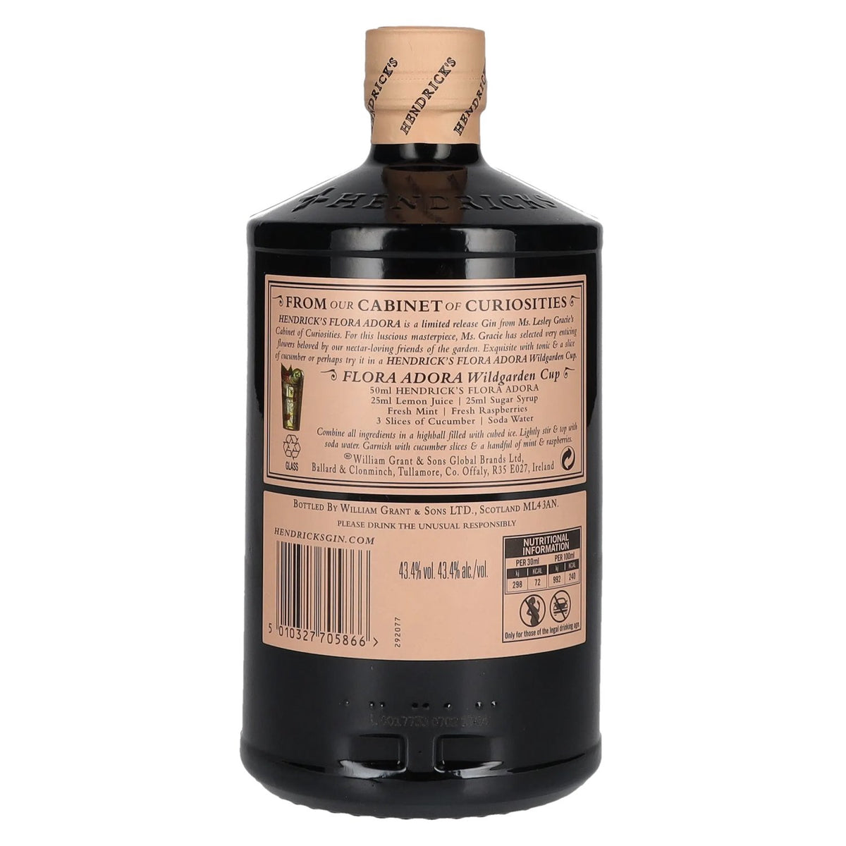 Hendrick's Gin FLORA ADORA 43,4% Vol. 0,7l