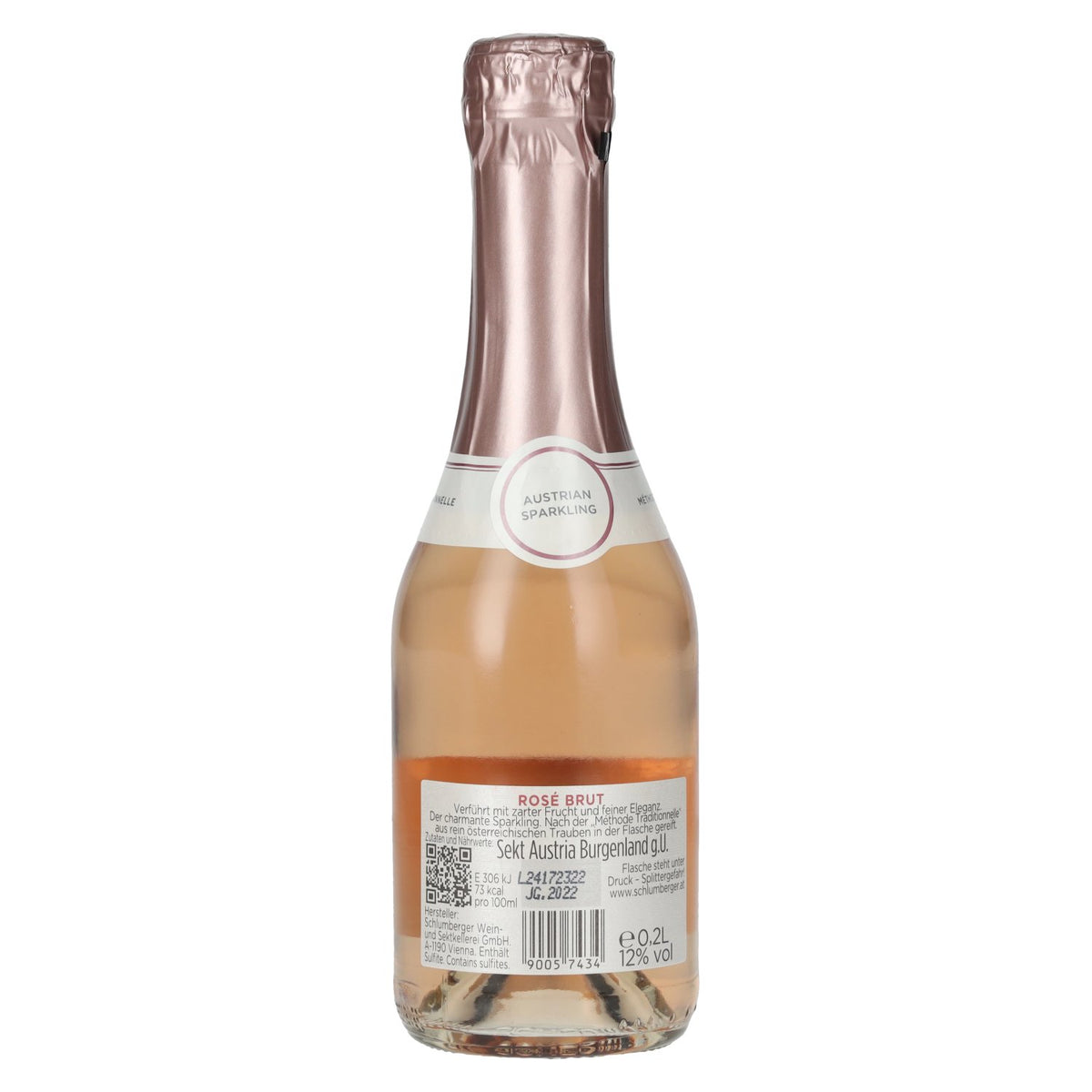Schlumberger ROSÉ Brut 12% ABV 0.2 l