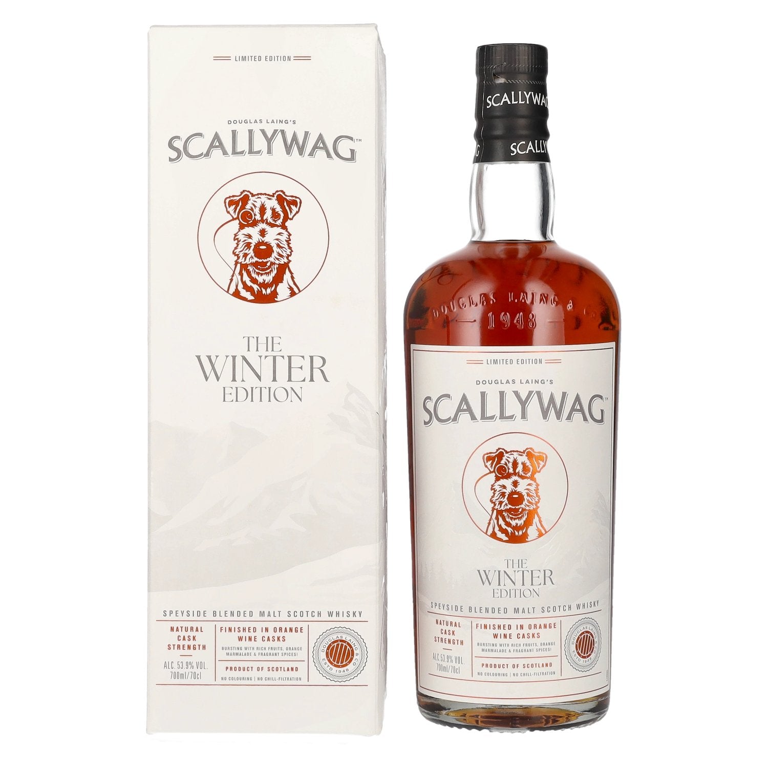Douglas Laing SCALLYWAG The Winter Edition 53,9% vol. 0,7l en boîte cadeau