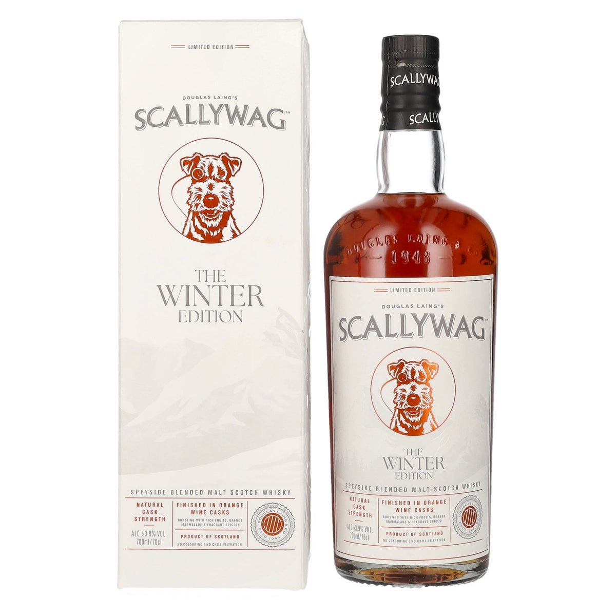 Douglas Laing SCALLYWAG The Winter Edition 53,9% Vol. 0,7l in Geschenkbox