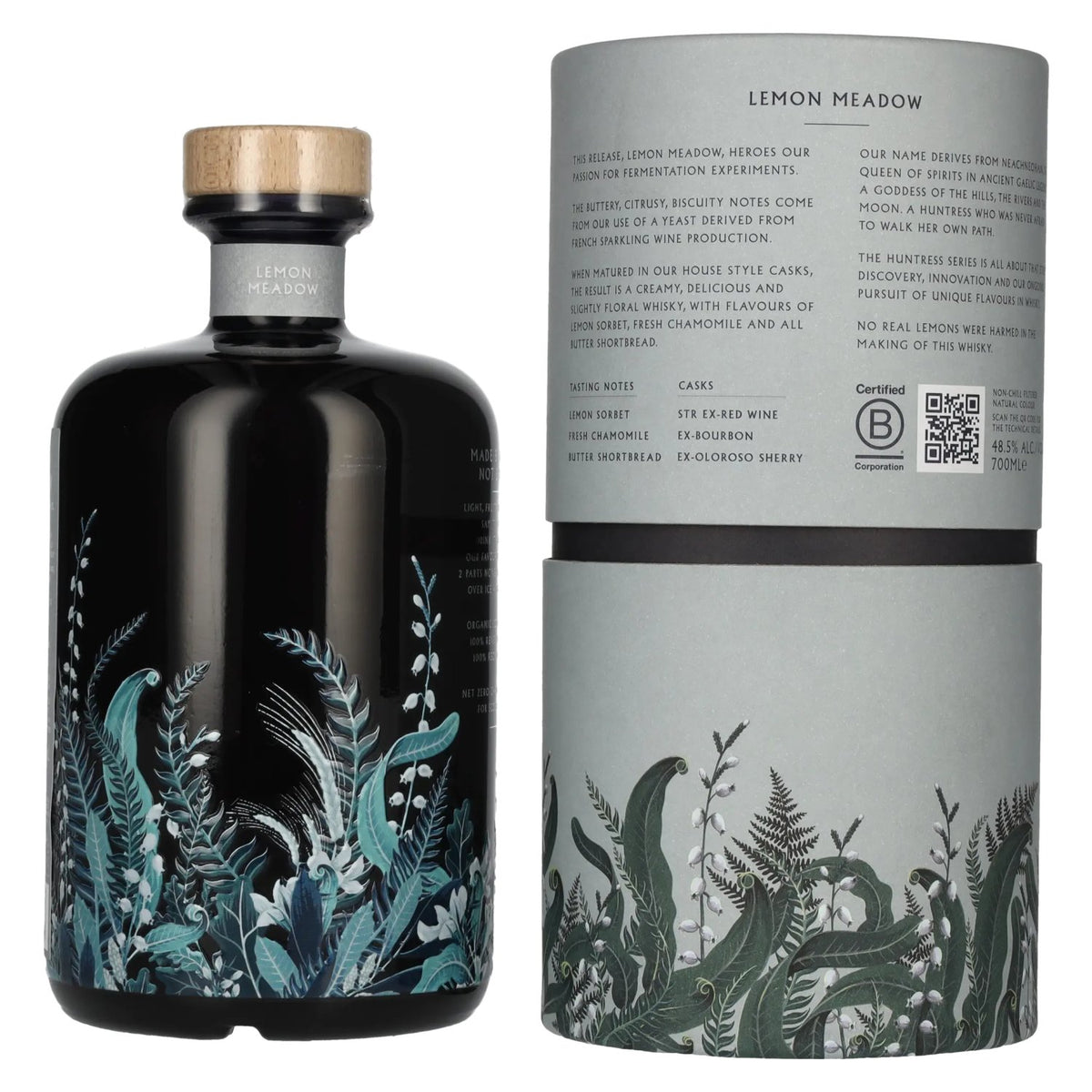 NC'NEAN Huntress Lemon Meadow Single Malt Scotch Whisky Organic 48,5% Vol. 0,7l in geschenkverpakking