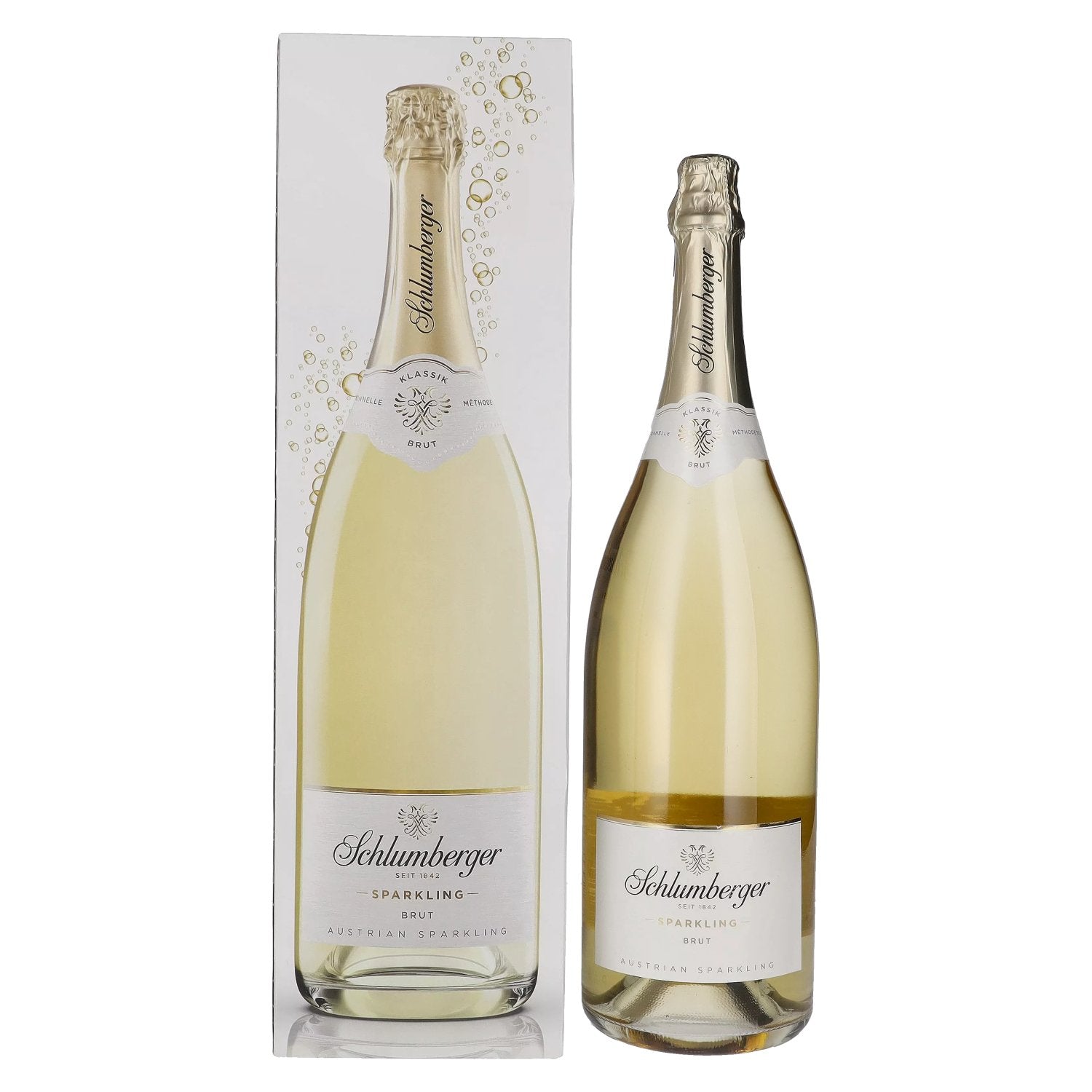 Schlumberger Sparkling Jahrgangssekt Brut 2021 12% Vol. 3l in Geschenkbox
