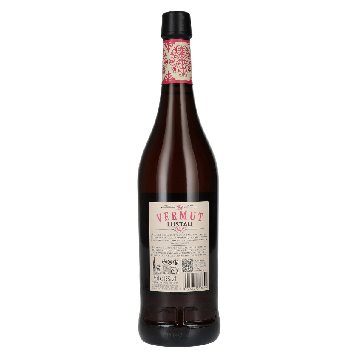 Lustau Vermut Rosé 15% ABV 0.75l