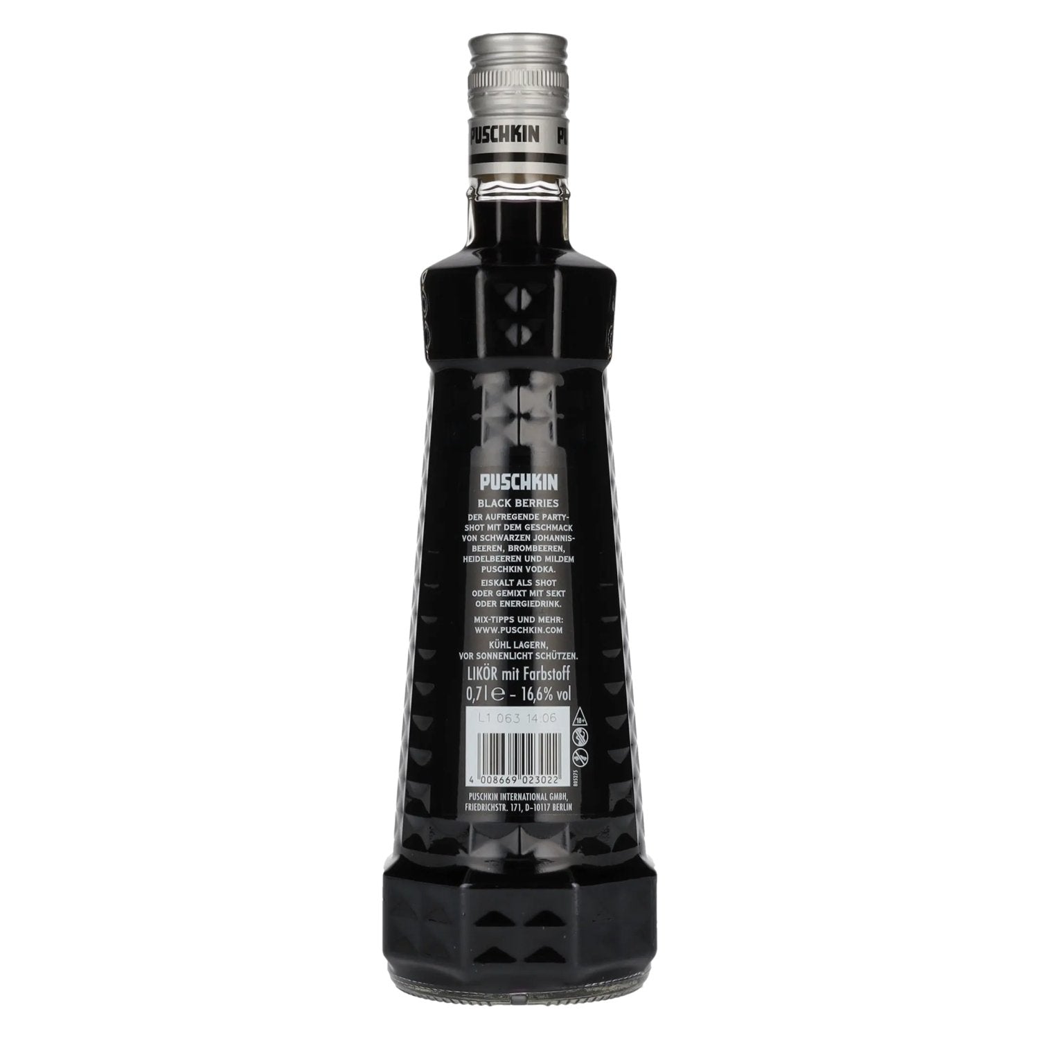 Puschkin Black Berries 16,6% Vol. 0,7l