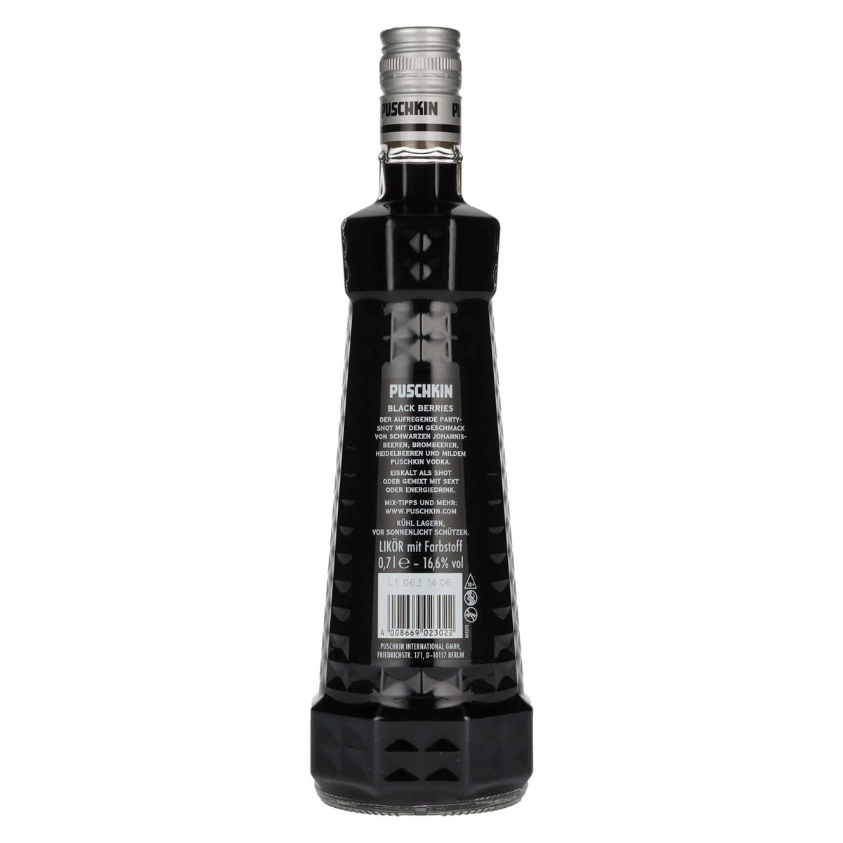 Puschkin Black Berries 16,6% vol. 0,7 l