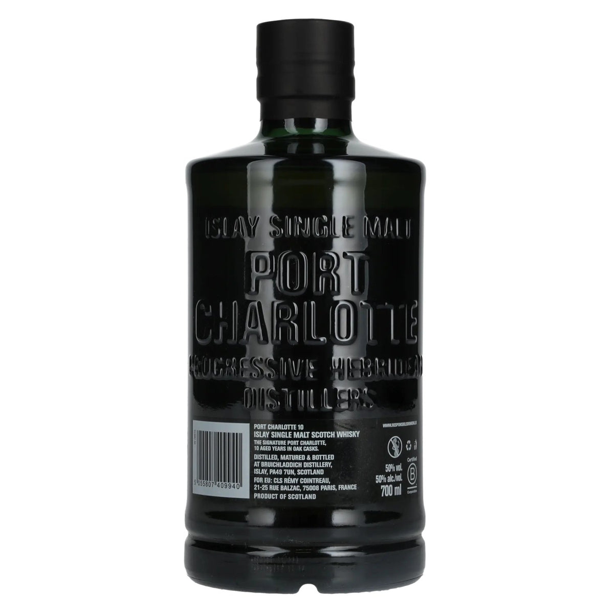 Port Charlotte 10 Years Old Heavily Peated Islay Single Malt 50% Vol. 0,7l