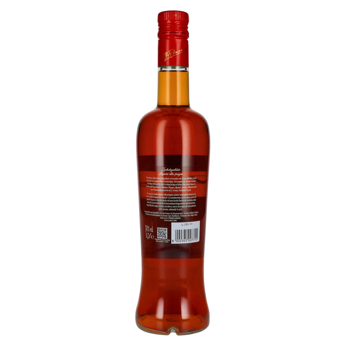 Roner Prugna pruimenlikeur 30% vol. 0,7 l
