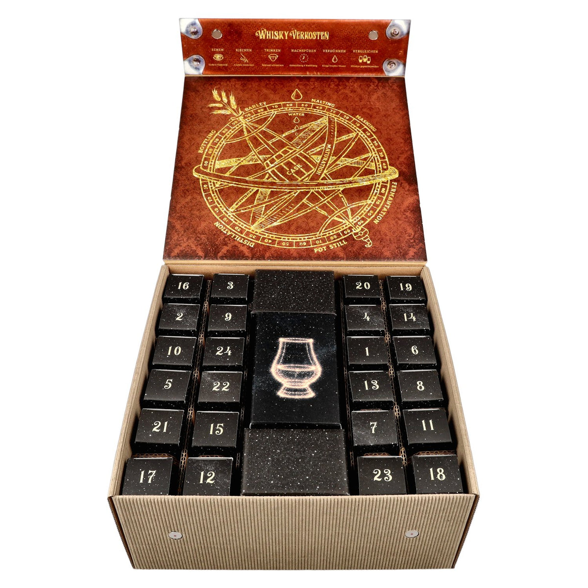 Calendrier de l'Avent Whisky Wonder World 2026, 48,7 % vol., 24 x 0,02 l