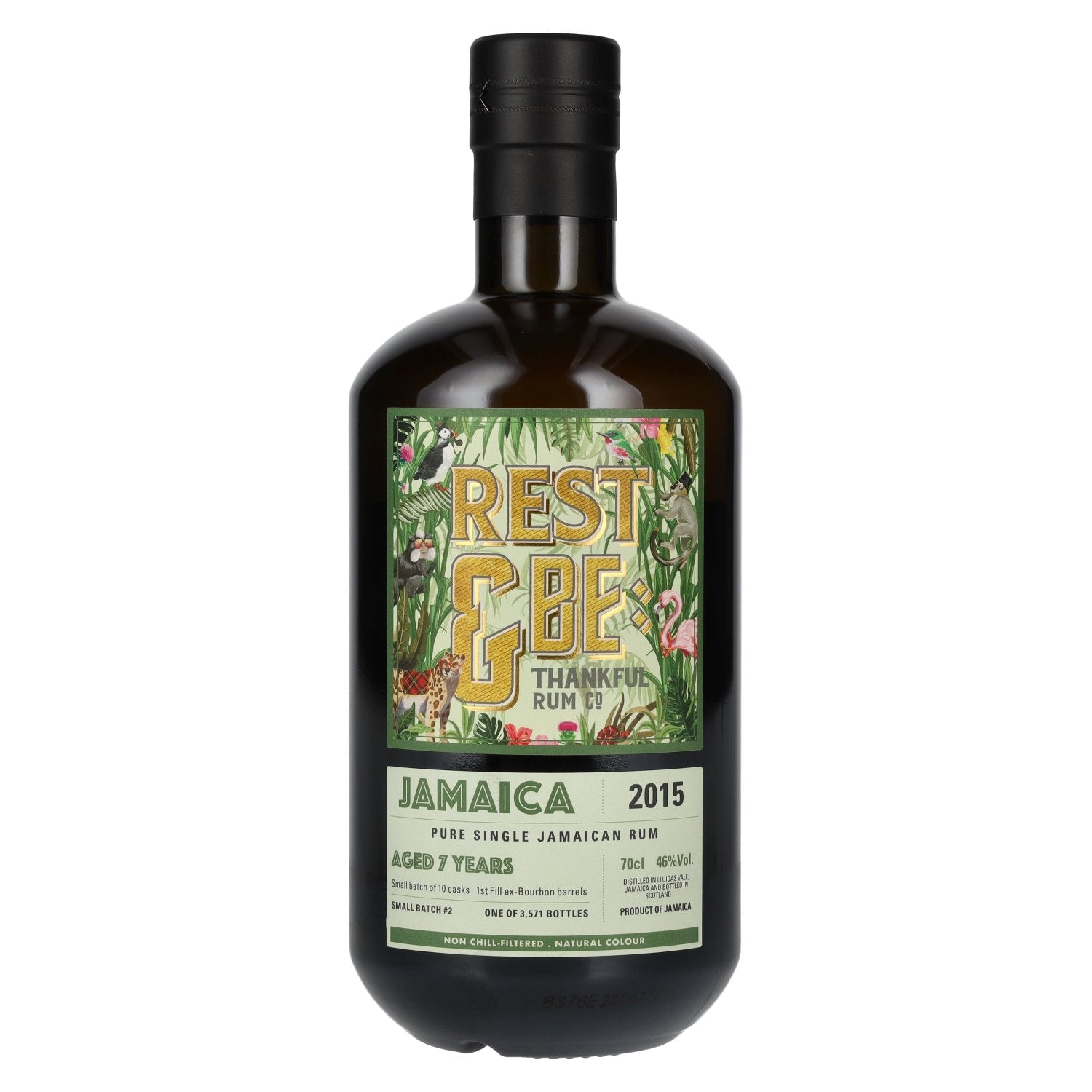 Rest &amp; Be Thankful JAMAICA 7 Years Old Pure Single Jamaican Rum 2015 #2 46% Vol. 0,7l