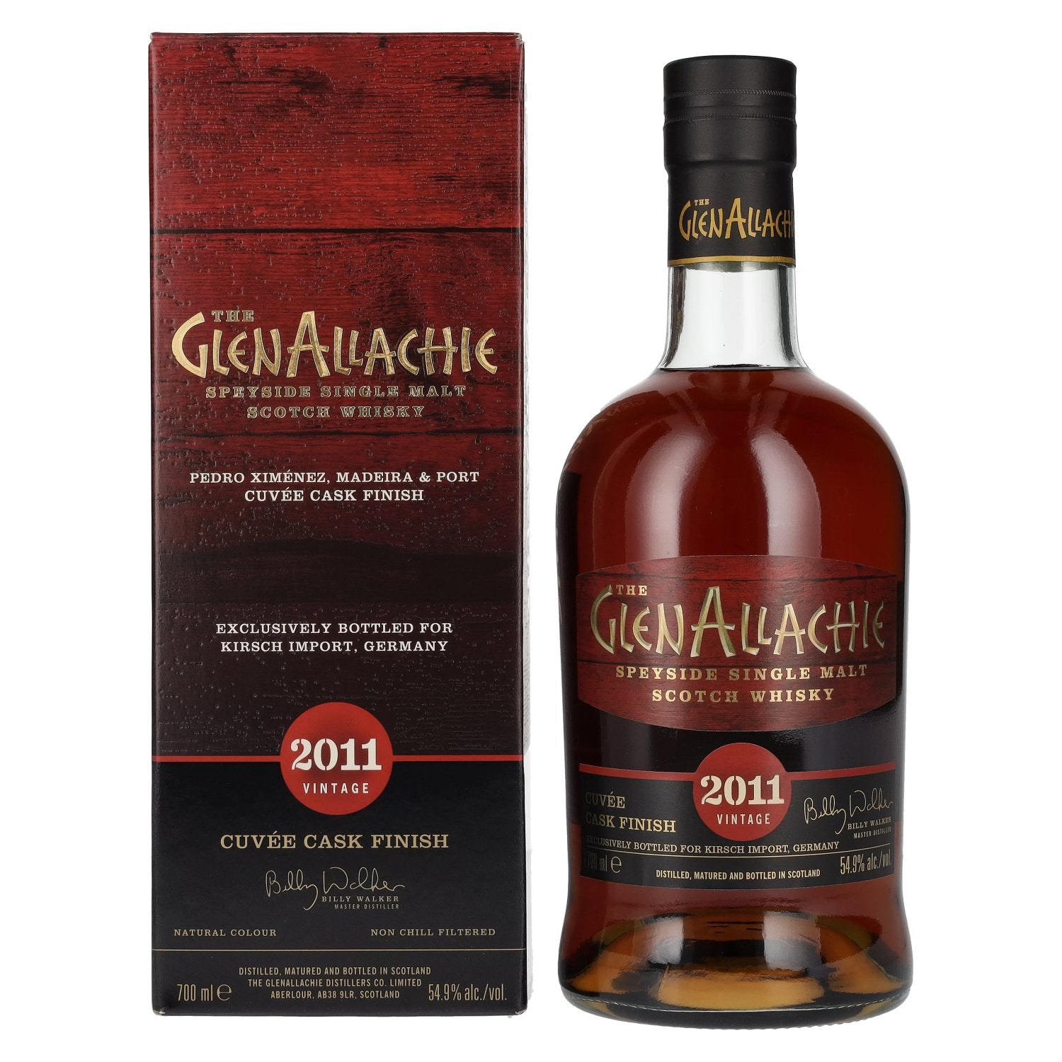 The GlenAllachie CUVÉE CASK FINISH Vintage 2011 54,9% vol. 0,7l en coffret cadeau