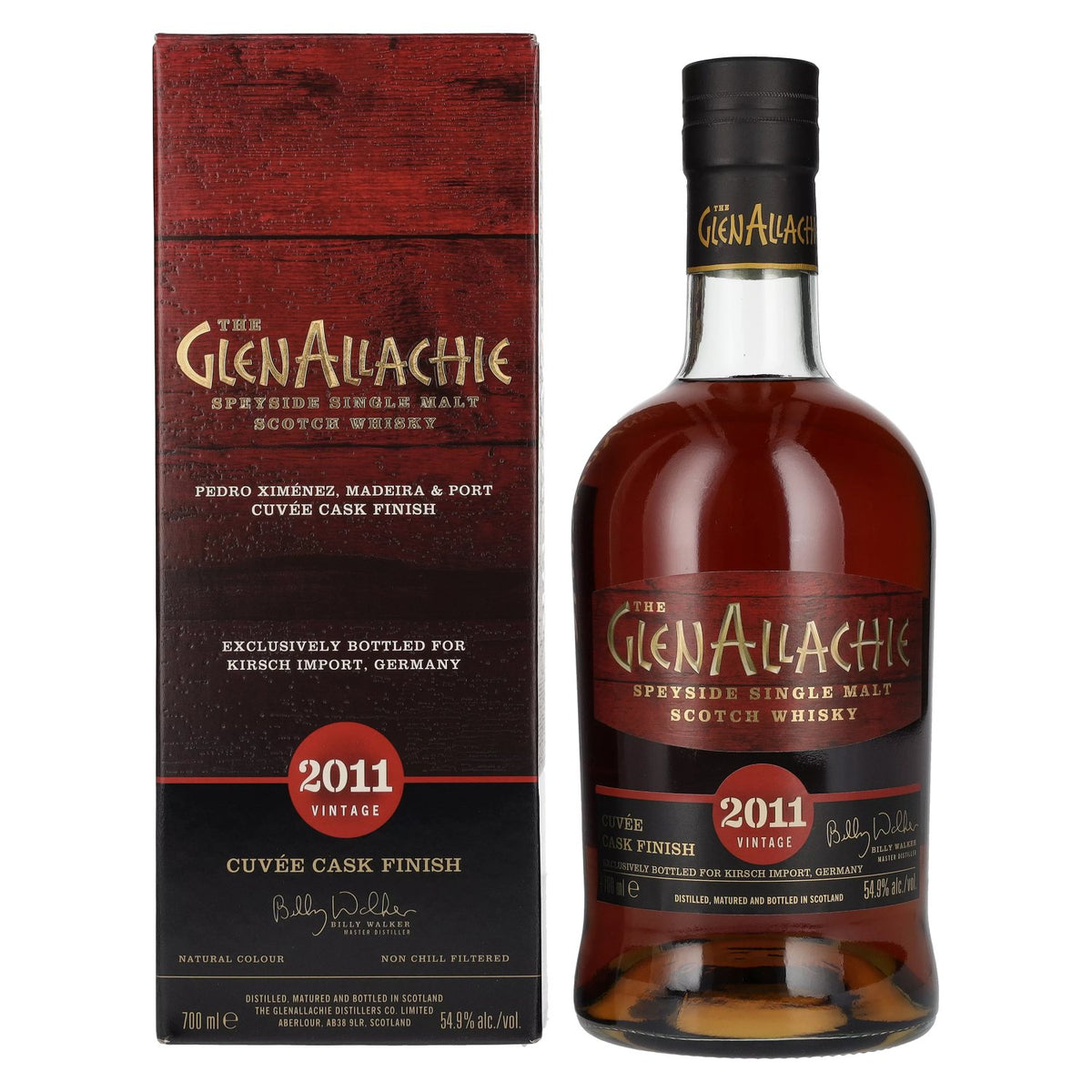 The GlenAllachie CUVÉE CASK FINISH Vintage 2011 54.9% vol. 0.7 l in a gift box