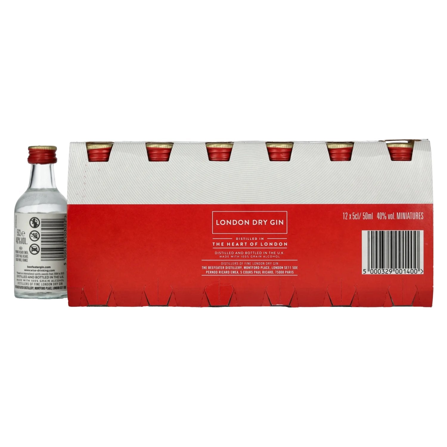 Beefeater London Dry Gin 40% Vol. 12x0,05l