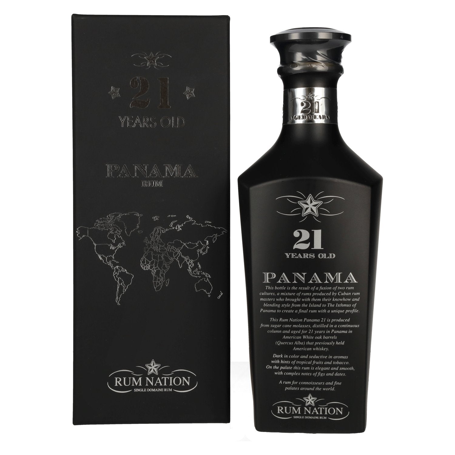 Rum Nation Panama 21 Years Old Black Edition 42% Vol. 0,7l in Geschenkbox