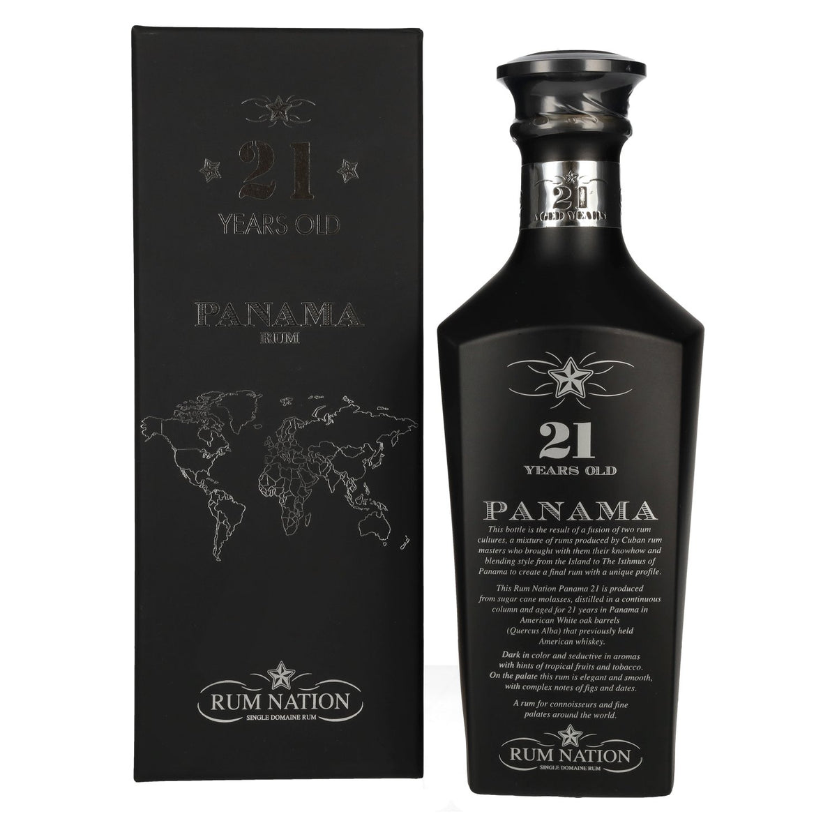 Rum Nation Panama 21 Years Old Black Edition 42% Vol. 0,7l in Geschenkbox