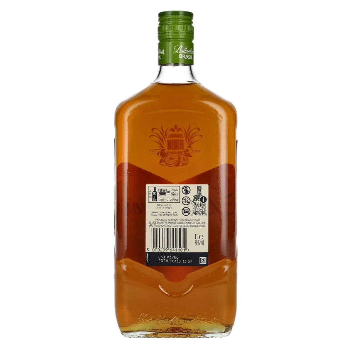 Ballantine's BRASIL, boisson alcoolisée à 30 % vol., 1 l