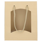Tragetasche CREME-GOLD Offene Welle MINI