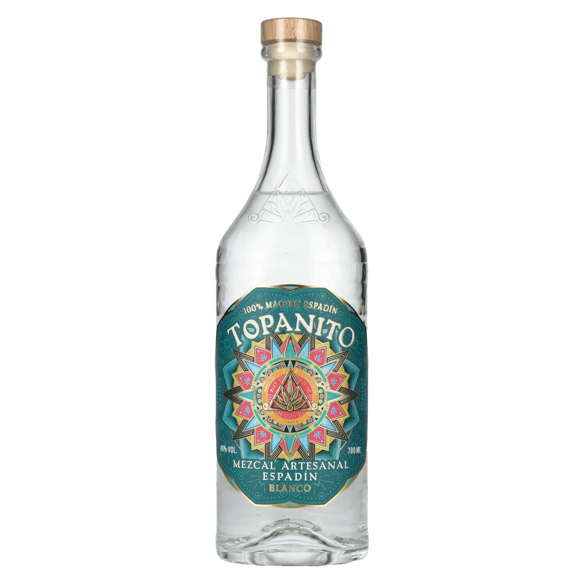 Topanito Mezcal Artesanal Blanco 100% Mague Espadín 40% vol. 0.7 l