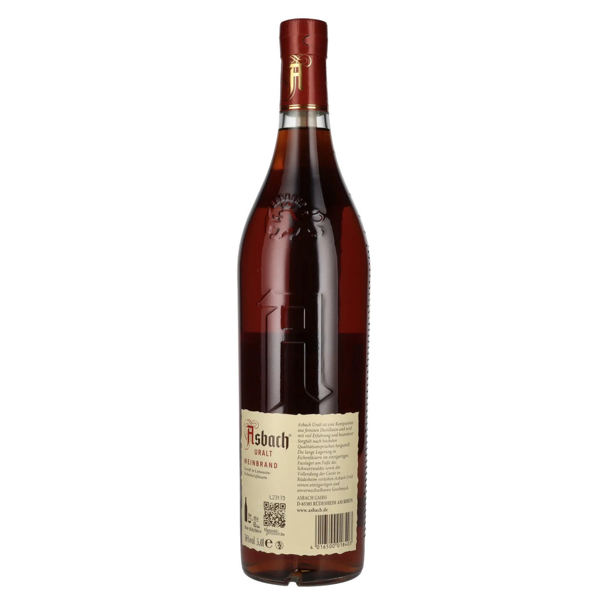 Asbach Uralt 36% vol. 3 litres