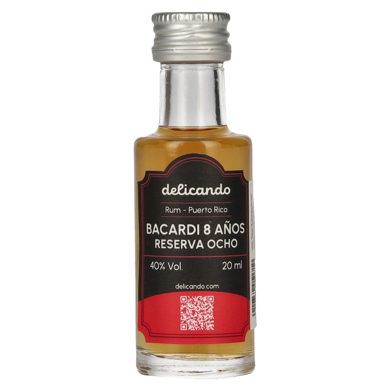 Bacardi 8 Años RESERVA OCHO Rare Gold Rum 40% Vol. 0,02l
