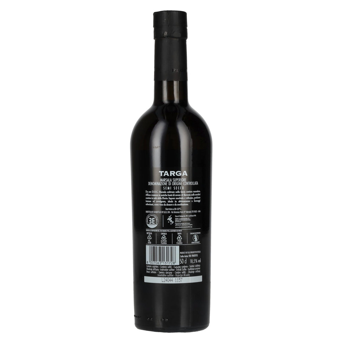 Cantine Florio TARGA Marsala Superiore Semisecco 2019 18,5% Vol. 0,5l
