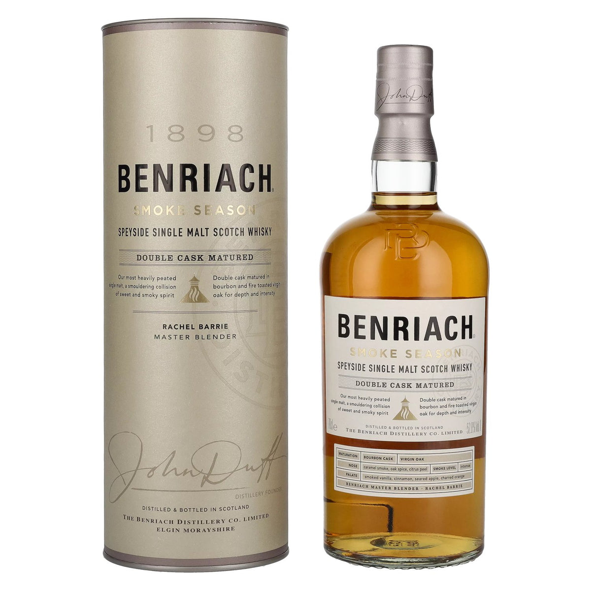 Benriach SMOKE SEASON Double Cask Matured Speyside Single Malt 52,8% Vol. 0,7l en Tinbox