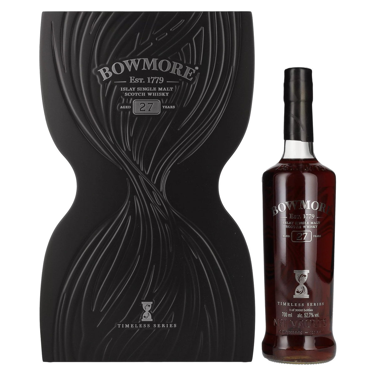 Bowmore 27 Years Old TIMELESS SERIES Islay Single Malt 52,7% Vol. 0,7l in geschenkverpakking