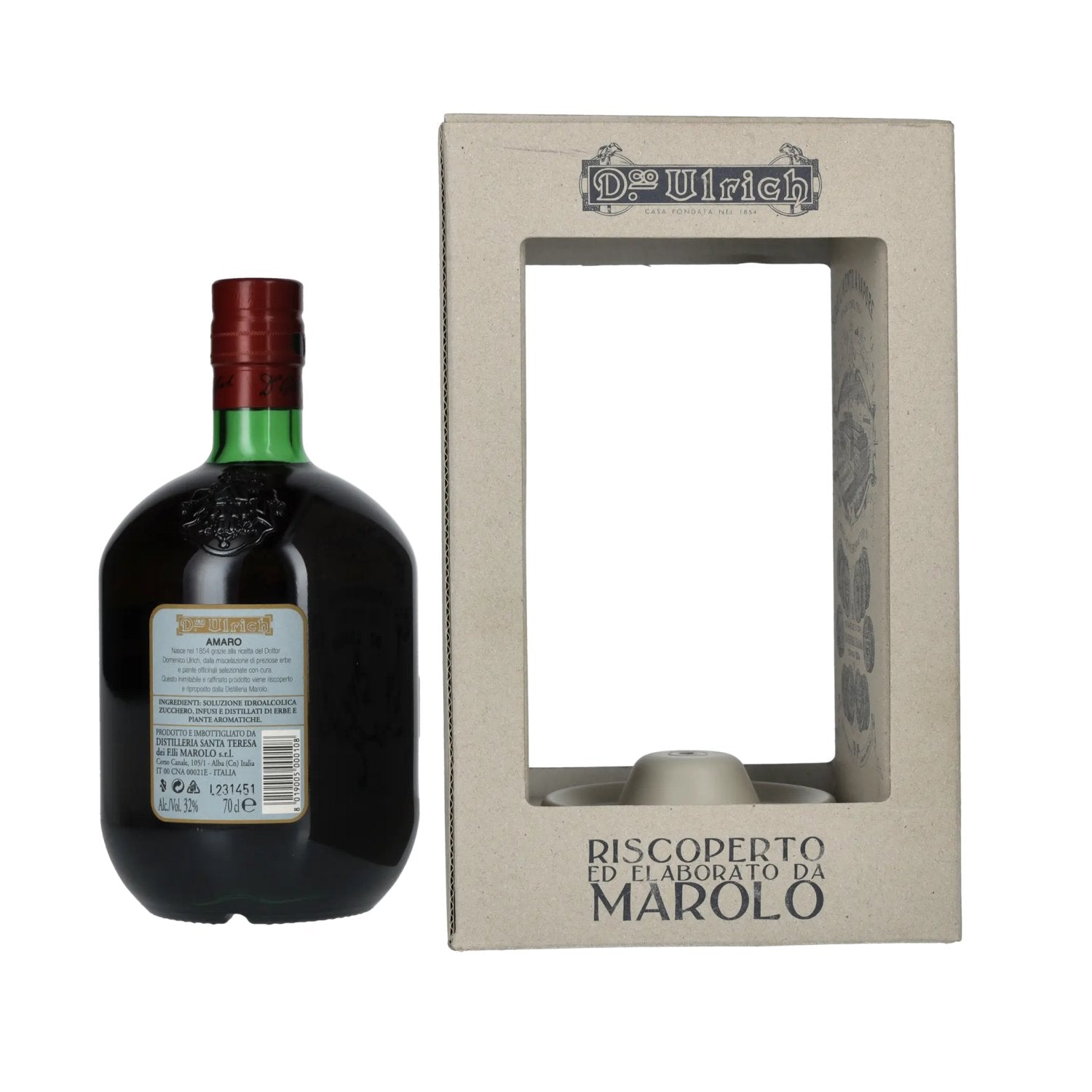 D.Co Ulrich Amaro da MAROLO 32% Vol. 0,7l in gift box