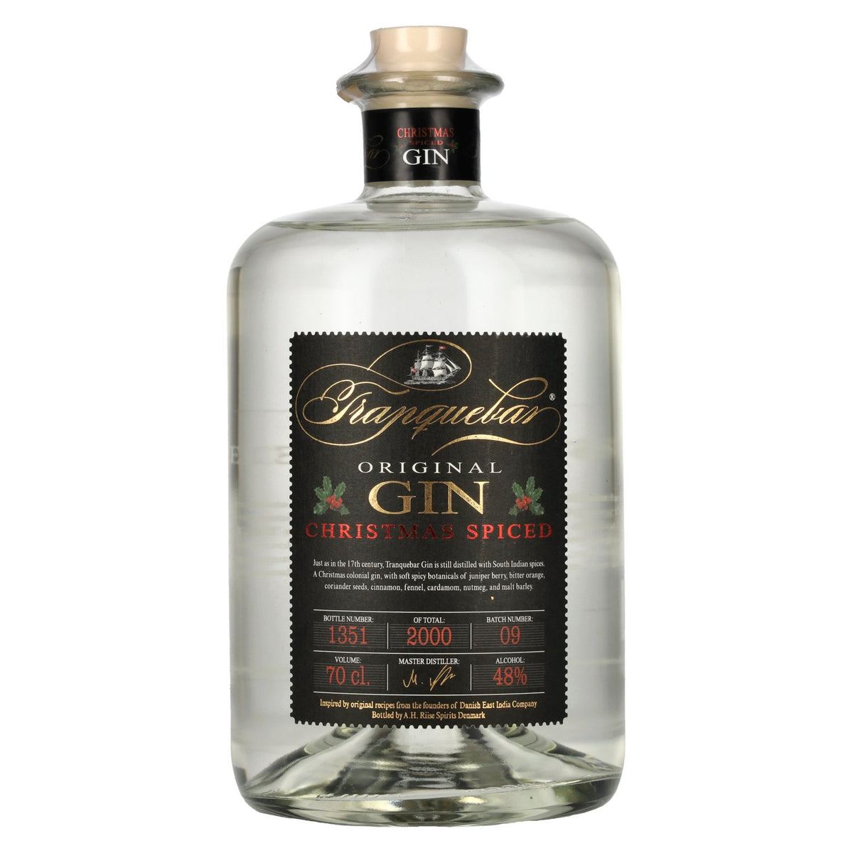 Tranquebar Original Gin Christmas Spiced 48% vol. 0.7 l