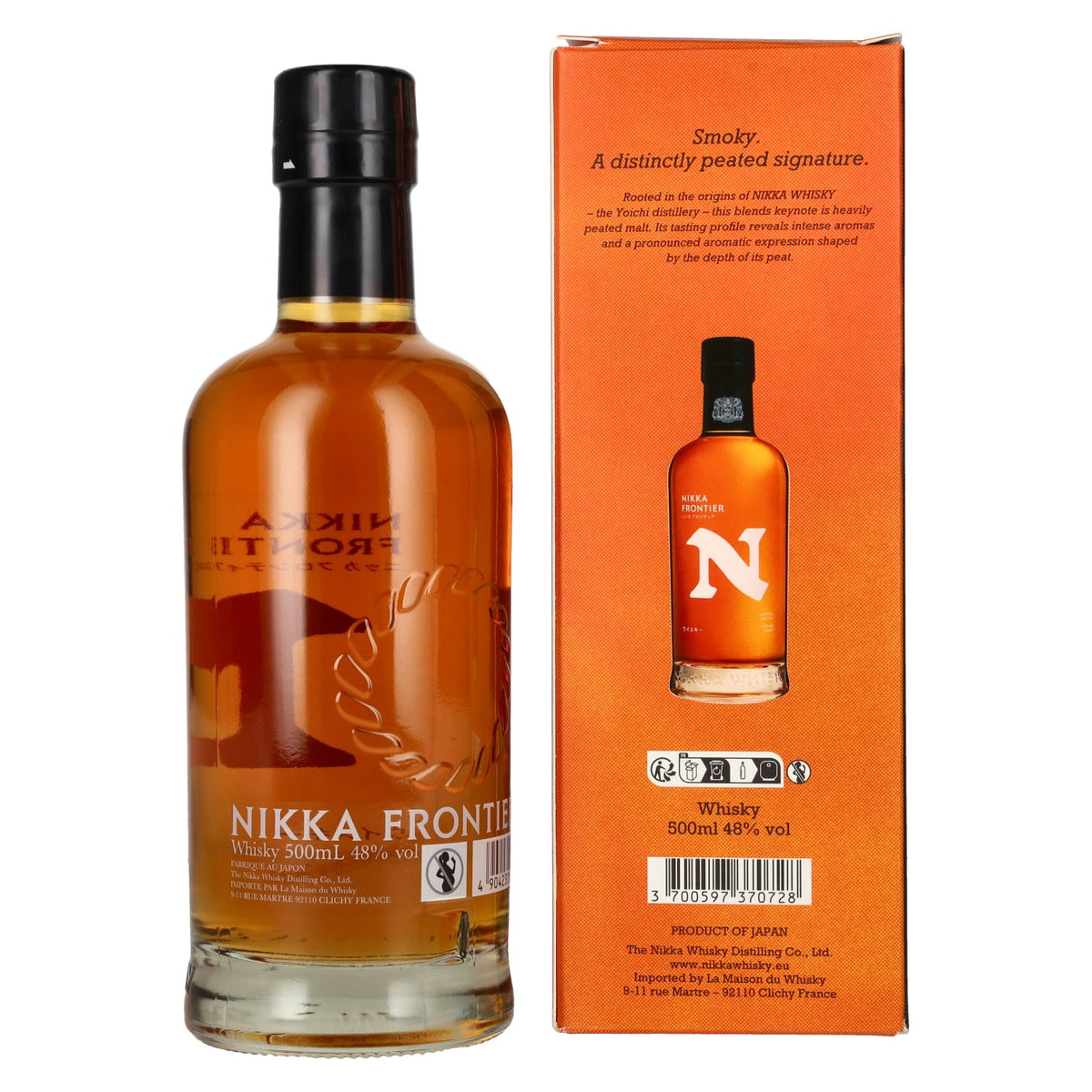 Nikka FRONTIER Blended Whisky 48% ABV, 0.5l in a gift box