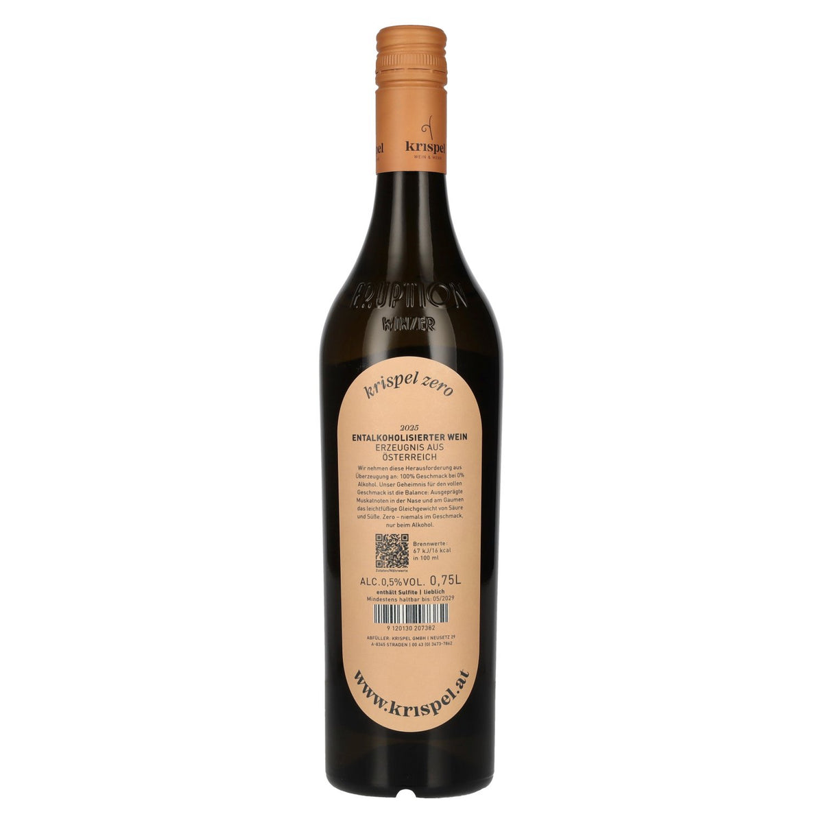 Krispel Zero 2025 0.5% ABV 0.75l