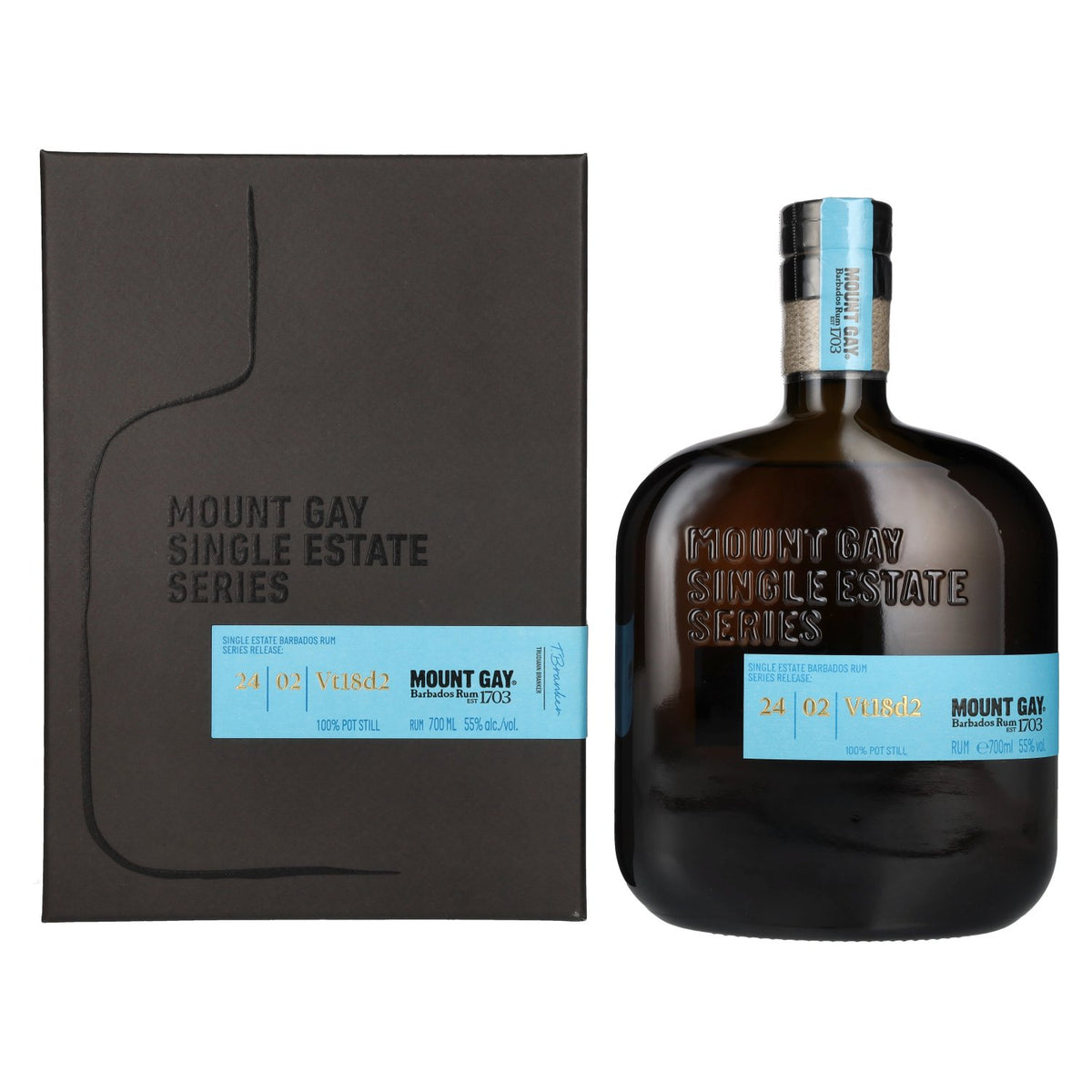 Mount Gay Single Estate Series #24/2 55% Vol. 0,7l in Geschenkbox