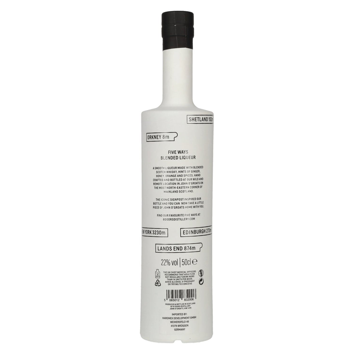 8-Doors Distillery Five Ways Blended Liqueur 22% Vol. 0,5l