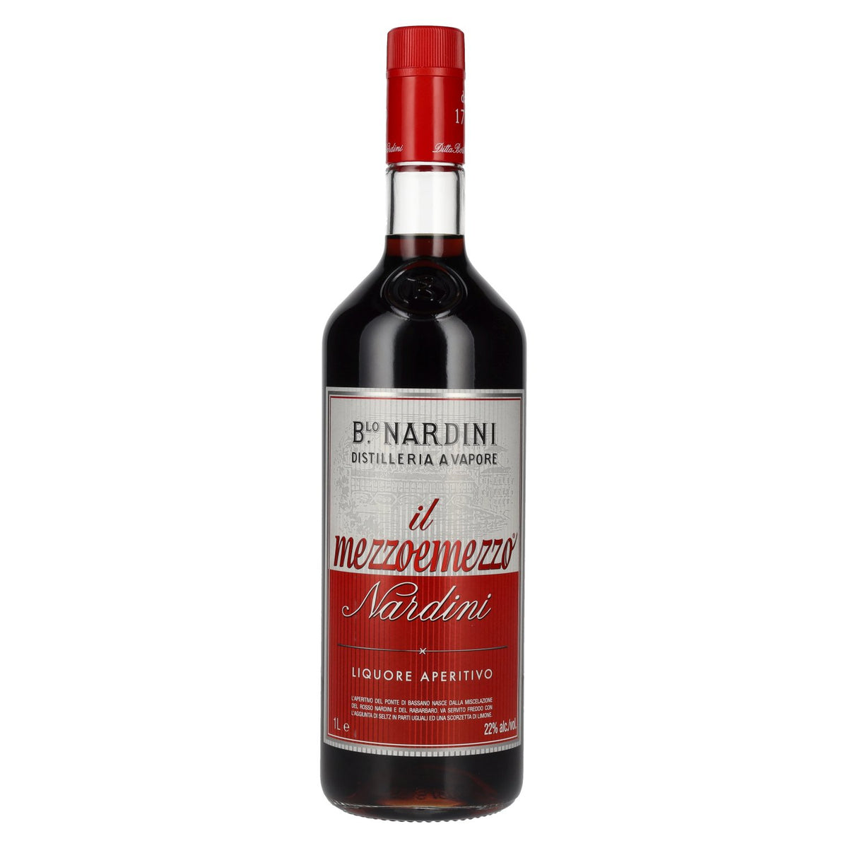 Nardini il mezzoemezzo Aperitif Liqueur 22% ABV 1 litre
