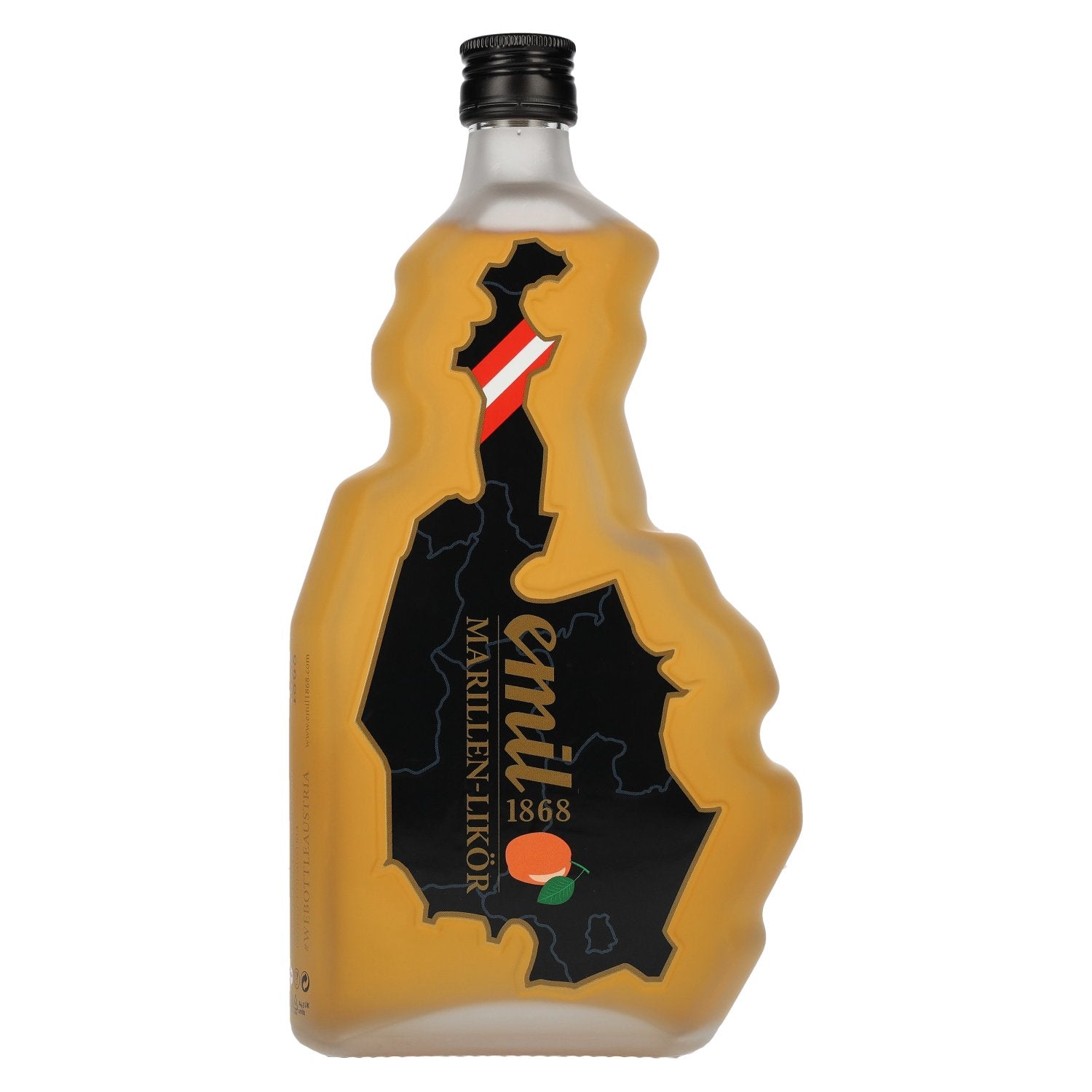 emil 1868 Apricot Liqueur 20% ABV 0.7 litres in an Austrian bottle