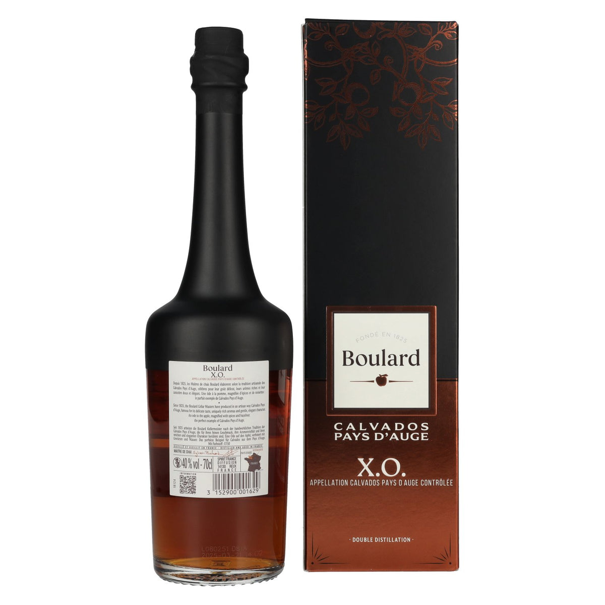 Boulard Calvados Pays d'Auge X.O. 40% Vol. 0,7l in geschenkverpakking