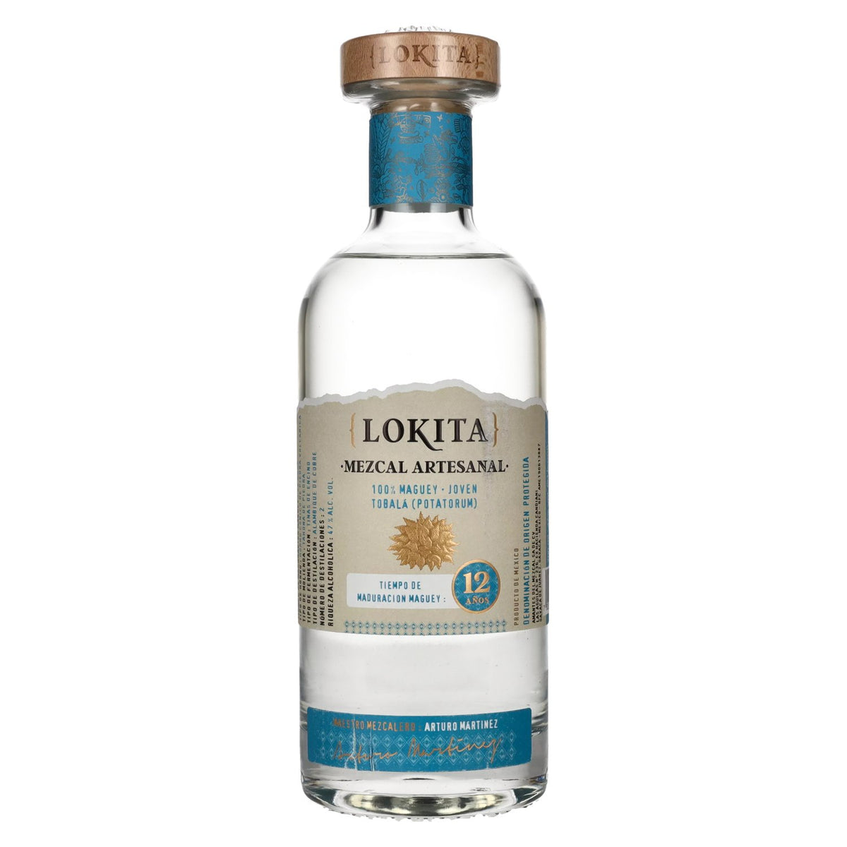Lokita 12 Years 100% Maguey Artisanal Mezcal 47% ABV 0.7l