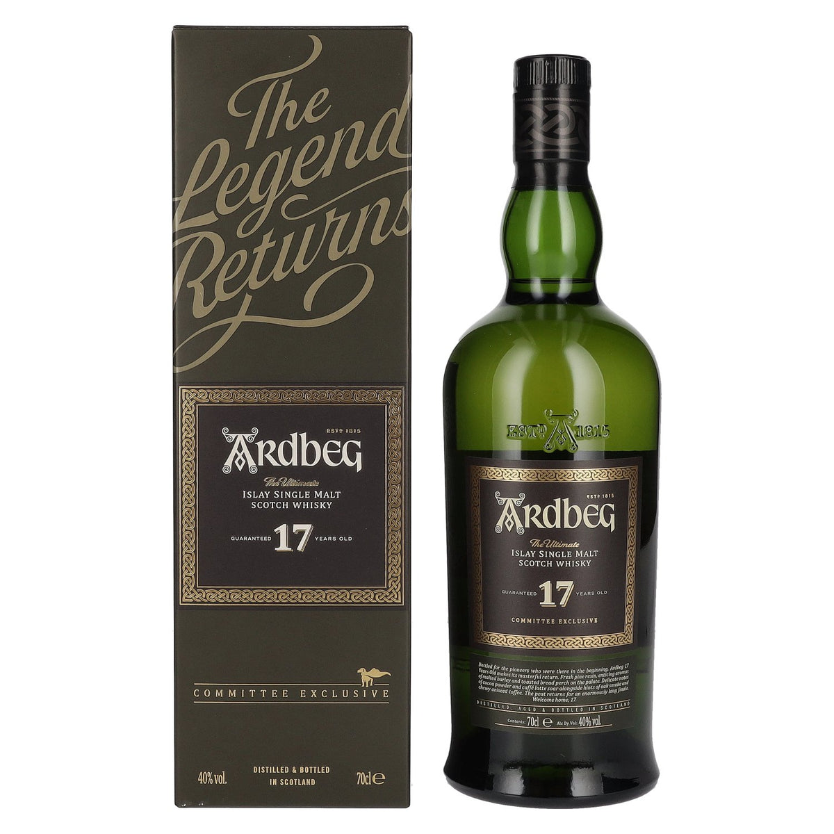 Ardbeg 17 Years Old The Ultimate Committee Exclusive Islay Single Malt 40% Vol. 0,7l in gift box