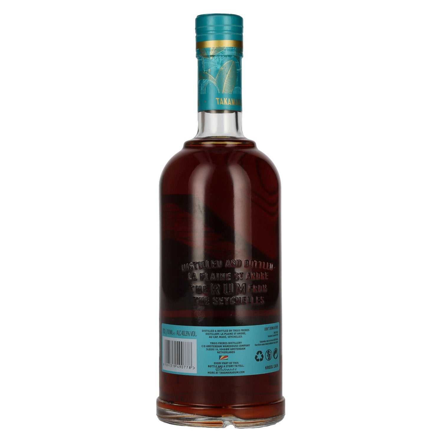 Takamaka KREOL CASK Reserve Dark Rum 40,3% Vol. 0,7l