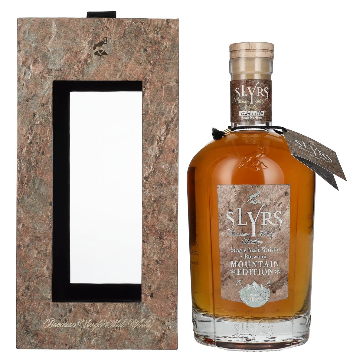 Slyrs Single Malt Whisky MOUNTAIN EDITION Rotwand 2022 50% ABV 0.7l in a gift box