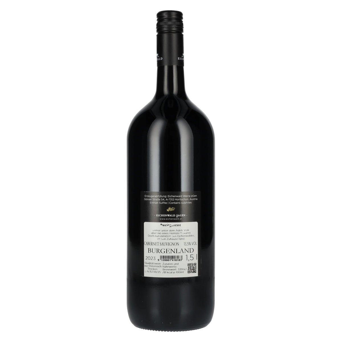 Eichenwald DER ARISTOKRAT Cabernet Sauvignon 2023 13,5% vol. 1,5 l
