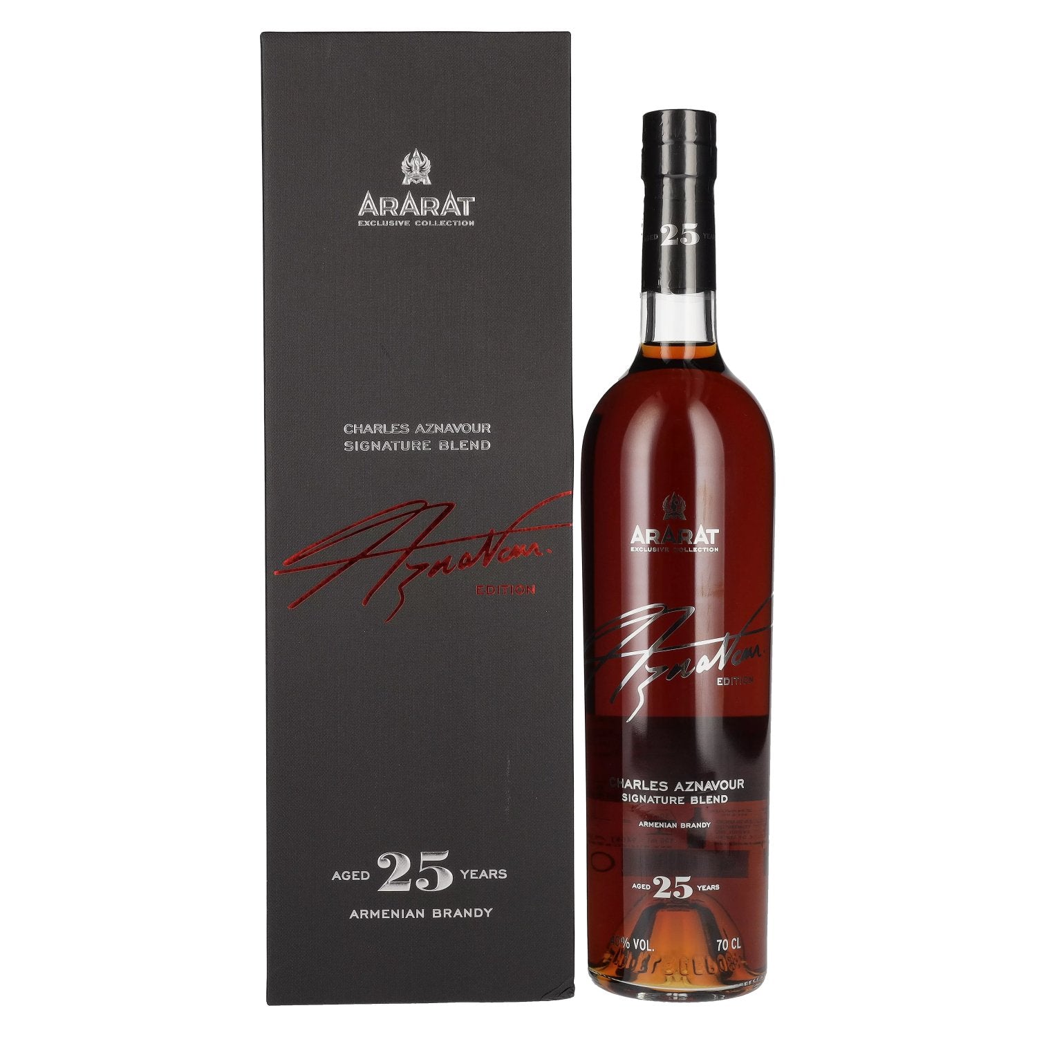 Ararat 25 Years Charles Aznavour Signature Blend 40% Vol. 0,7l in gift box