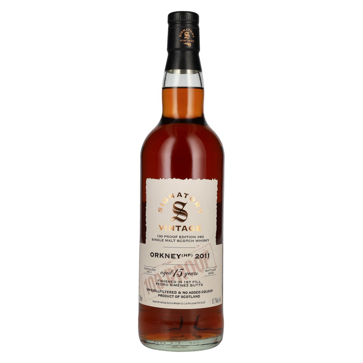 Signatory Vintage 100 Proof Edition ORKNEY (HP) 15-Year-Old Single Malt #83 2011 57.1% vol. 0.7 l