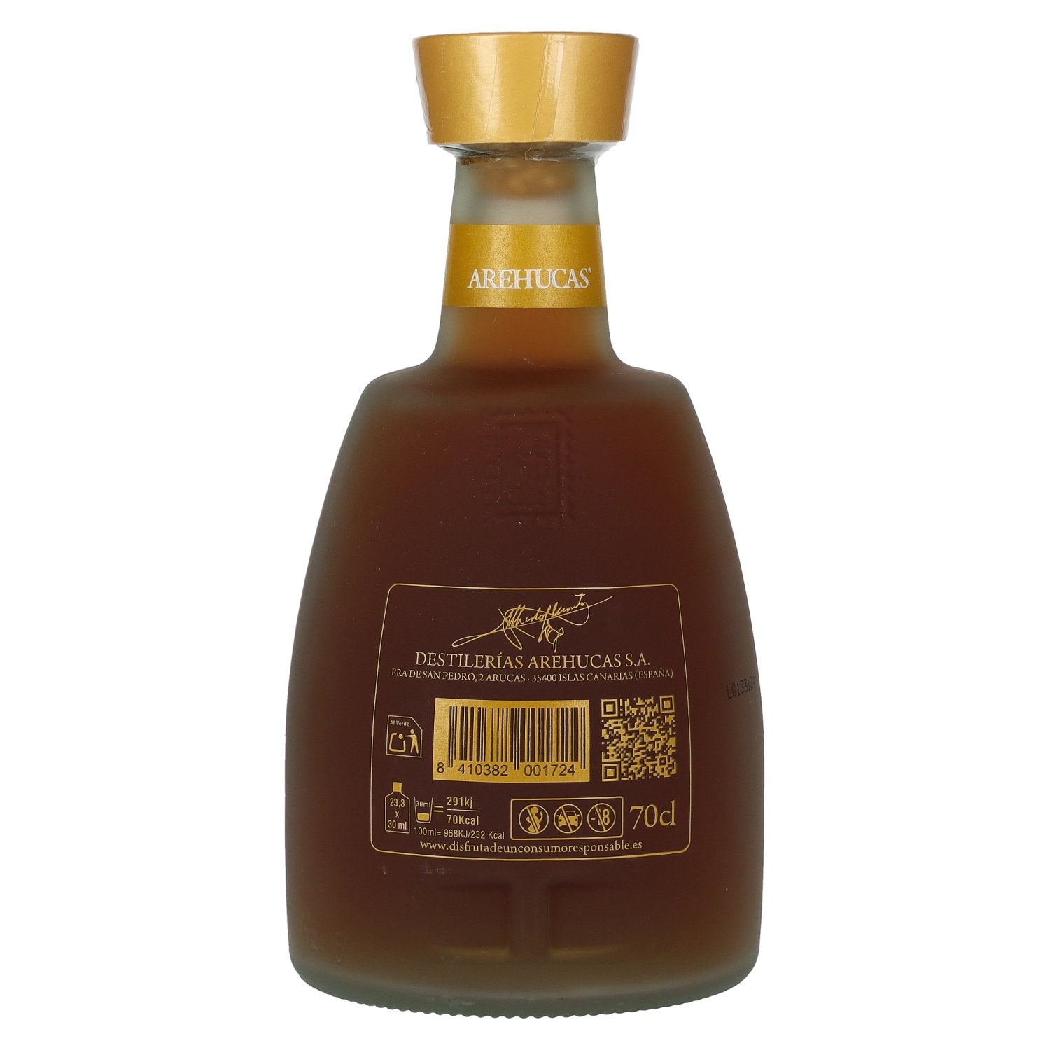 Ron Arehucas Ron Miel Selección Familiar Licor 30% Vol. 0,7l