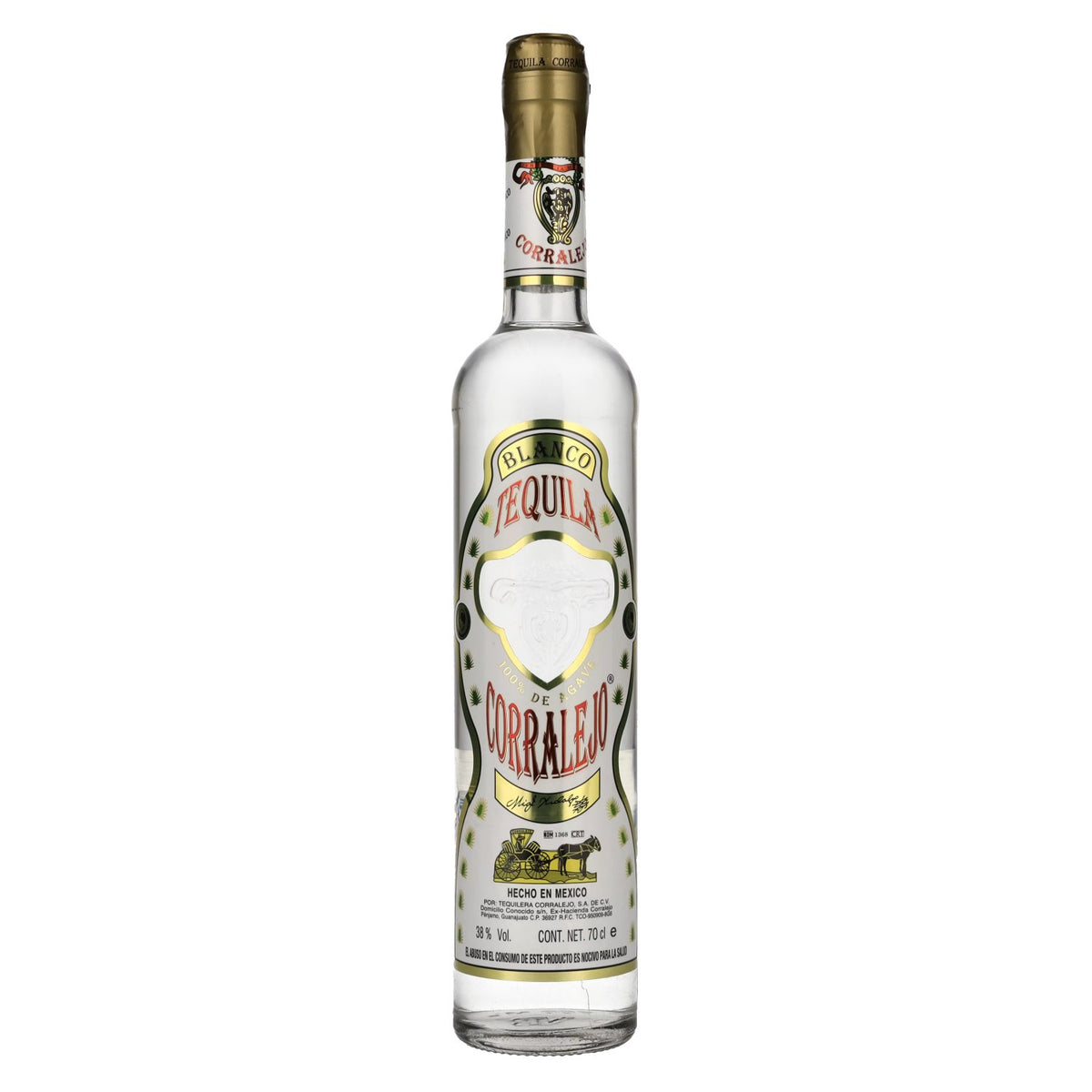 Corralejo Tequila BLANCO 100% Agave 38% vol. 0.7 l