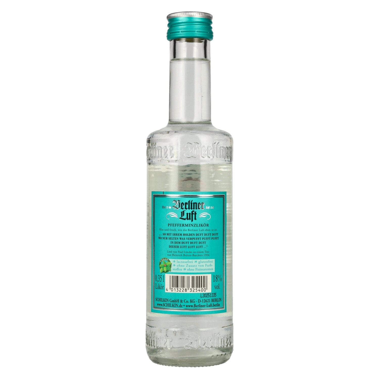 Berliner Luft DER FRISCHE Pfefferminzlikör 18% Vol. 0,35l