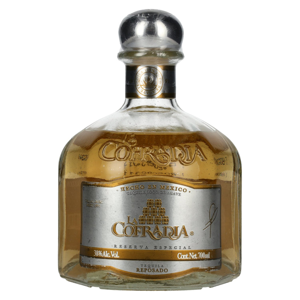 La Cofradia Tequila Reposado 100% Agave Special Reserve 38% ABV 0.7l