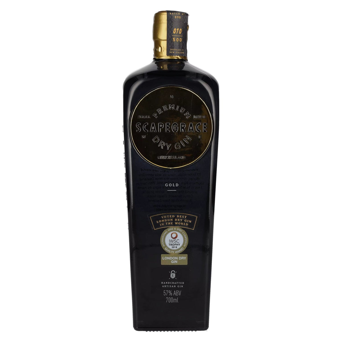Scapegrace GOLD Premium Dry Gin 57 % vol. 0,7 l