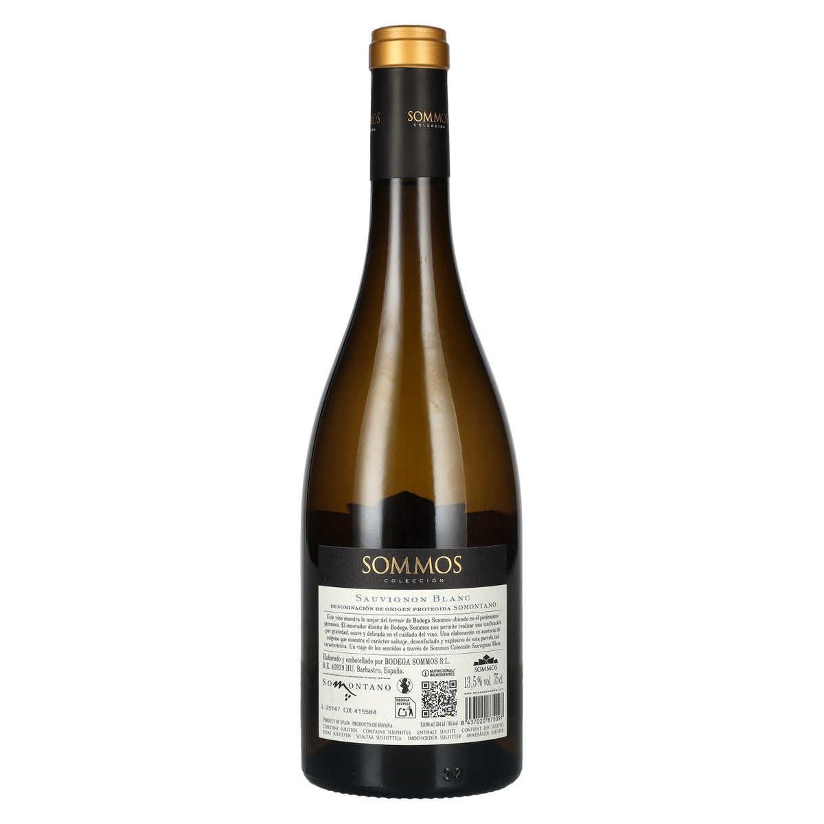 SOMMOS Colección Sauvignon Blanc Somontano D.O.P 2024 13,5% Vol. 0,75l