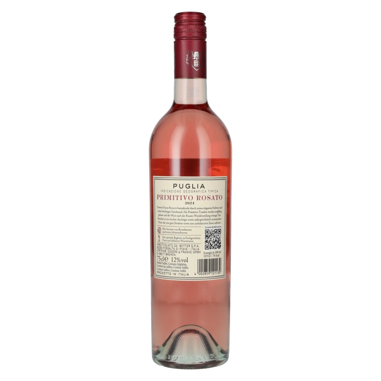 Doppio Passo Primitivo Rosato Puglia IGT 2024 12% vol. 0,75 l